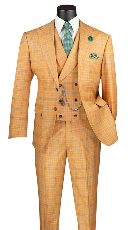 Vinci BSF-19-WHT Mens Suit